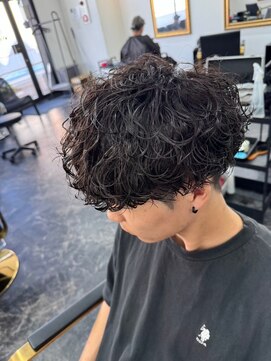 ブルーオーシャン 佐賀店(Blue Ocean) 波巻きスパイラルパーマメンズマッシュパーマツイストパーマ