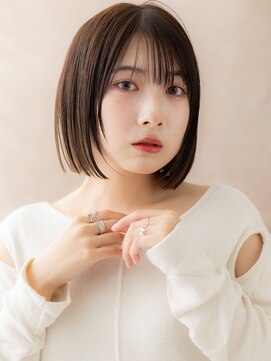 モッズヘア 越谷(mod's hair) 似合わせカット小顔切りっぱなしヘイリーボブY越谷20代30代40代