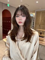 ジーナ セントラル銀座(Zina)&nbsp;髪質改善＊アッシュブラウン大人ガーリー＊【ZinaCENTRAL銀座】