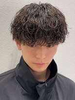 オーシャントーキョー 仙台(OCEAN TOKYO)&nbsp;刈り上げショート黒髪マッシュ波巻きシャドウパーマビジネス仙台