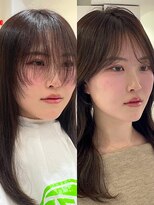 バズ(BUZZ)&nbsp;ビフォーアフターあり/似合わせカット/顔まわり/レイヤーカット