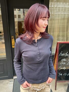 ノエル 池袋店(noel) 【noel】hachi×レイヤーカット ブリーチなしダブルカラー