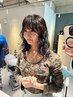 【コテ巻き風パーマ】【ドライパーマ】カット+デジタルパーマ+ケアTR
