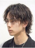 メンズカット/無造作に動くツイストスパイラルパーマ/越谷