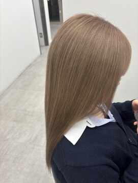 プレジールバイラファブリック(PLAISIR by LA FABRIQUE) 【下田】ミルクティーベージュ