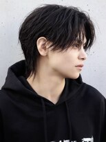 エイド 本店(aid)&nbsp;メンズミディアムセンターパートウルフショート