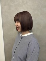 ボヌール 川西(Bonheur)&nbsp;韓国風ミニボブ×艶ショコラブラウン