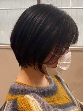 エリマ 横浜西口(elima) 大人丸みショートボブ顔まわりレイヤー
