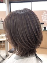 カットハウス はさみの部屋&nbsp;大人くびれショートレイヤーボブ