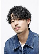 バーバーショップテト(barber shop tete) 波巻スパイラルセンターパート