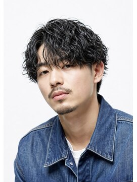 バーバーショップテト(barber shop tete) 波巻スパイラルセンターパート