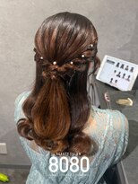 はればれ 桜木町 関内(8080) ねじりハーフアップ