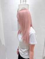 ミュー(Mu)&nbsp;ホワイトピンクベージュ　ダブルカラー　ブリーチ