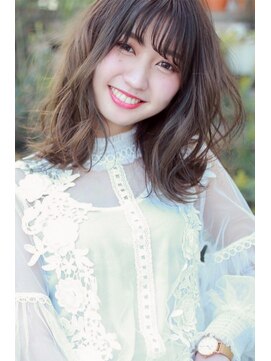 ラフィス ヘアー コパン 小倉店(La fith hair copain) 【La fith】 ガーリーふんわりミディ