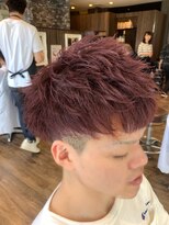 ヘアーアンドリラックス 十日市場店(hair & relax y-21) ベリーピンクマッシュ
