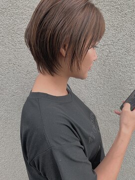 トップヘアーヒルズ 安城(TOP HAIR HILLS) 王道ショートボブ/ニュアンスカラー/カーキグレージュ