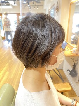 リノ 吉祥寺(Lino kichijoji) 【Lino 林】ふんわりとした丸みショート #20代30代#40代