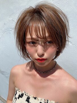 サングース(Sungoose) 大人ショート#前髪くびれイメチェンラベンダーカラー