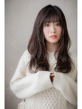 カバーヘア ブリス 戸田公園西口店(COVER HAIR bliss) ラベンダーグレージュ小顔ゆるふわカールY戸田公園20代30代40代