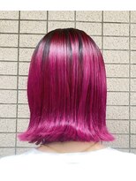 プログレス ひばりヶ丘店(PROGRESS)&nbsp;ネオビビットピンクボブ☆#デザインカラー