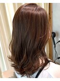 オフィスでも浮かない！アッシュブラウン