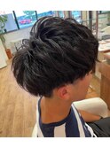 メンズニュアンスパーマ×20代モテ髪