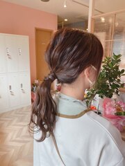 ５分でちゃちゃっと簡単ヘアアレンジ