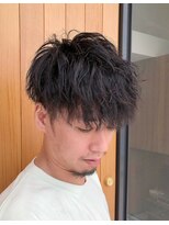 シャメル(Chamel)&nbsp;マッシュショート×ツイストスパイラル◇好印象パーマ