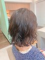 ローカル 水道橋(Local)&nbsp;ゆるふわなパーマが可愛いボブスタイル