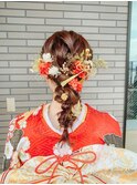 編みおろしアレンジ