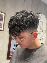 エルエー バーバーショップ 草津店(L.A BARBERSHOP) 店長【橋本】ダウンバングパーマ