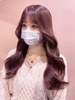 ラメール(MAISON LA MER) 【Mika】韓国風モテピンクhair　髪質改善　レイヤーカット