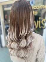 ラビス クローバー(Lovis clover)&nbsp;チョコレートブラウン　ホワイトミルクティー