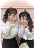 サイドポニー♪