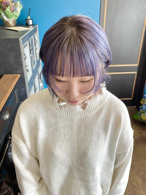blue lavender _ layer bob