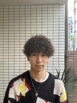 スウェル 船橋店(Swell) ダークアッシュ/アッシュブラック/カルマパーマ/ベリーショート1