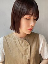 切りっぱなしボブ／ボブ