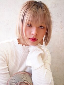 イースブルー 高松店(Y’s Blue)の写真/骨格や毛流れを考えた、マスクのON/OFFまで計算するミリ単位のカットで貴方だけの可愛いに♪