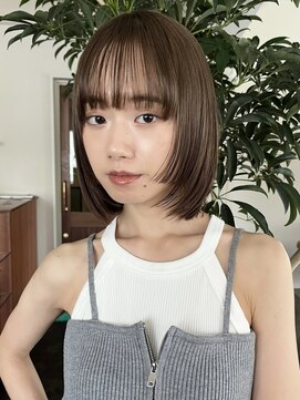 ガーランドギンザ(Garland Ginza) レイヤーボブ　切りっぱなしボブ　フェイスレイヤー