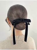 【ヘアセット】タイトシニョン