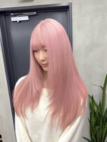 ニコ トウキョウ 渋谷(nico TOKYO)&nbsp;ホワイトピンクダブルカラーケアブリーチハイトーン