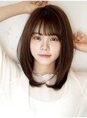レイヤーカット◎シャギー/髪質改善☆マロンベージュ/前髪あり