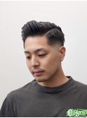 ビジネス対応◎大人フェードアップ刈り上げショートアップバング