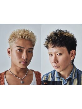 【学割U24あり】"モテすぎ注意"最高にカッコイイパリ髪で人生ぶち上げ★フェード×スパイキーが大人気◎