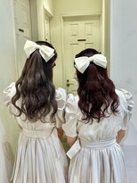 コル(CoL) リボンハーフアップ!