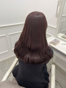 リルミー(Lilme) ブリーチなしで叶えるカラー＊こっくりチョコレートピンク＊新井