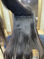 アンフィシュピトロワ(AnFye spi tlow) 強いクセの方を高難易度縮毛矯正で艶髪ストレートヘア♪