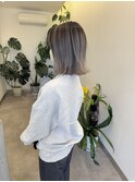 バレイヤージュシルバー