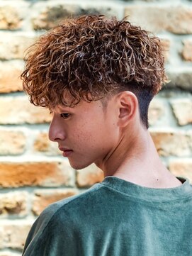 スペインカール/プードルパーマ/メンズパーマ/ニュアンスパーマ