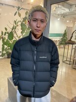 スワッグ(swag)&nbsp;刈り上げオールバックハイライトカラーハイトーンカラー